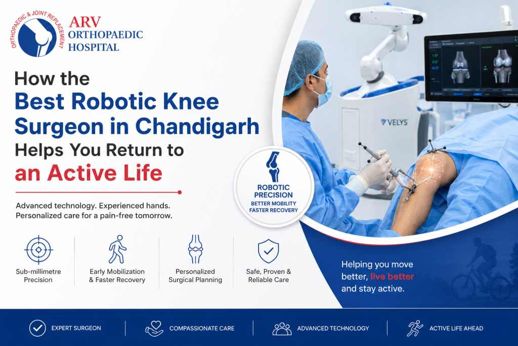 Best Robotic knee surgeon Chandigarh