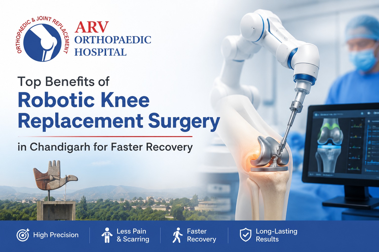 Top Benefits of Robotic Knee Replacement Surgery in Chandigarh for Faster Recovery